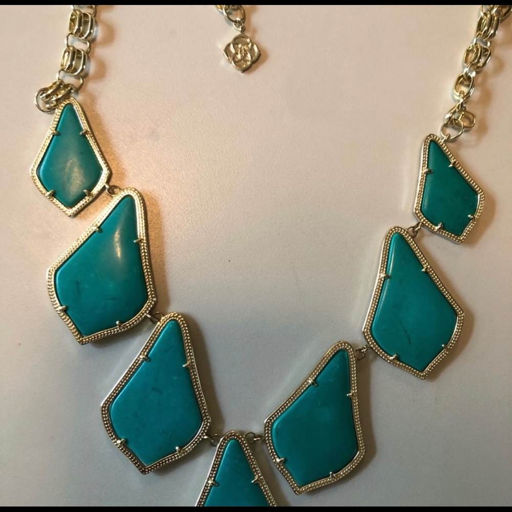 Kendra Scott Statement Necklace in Turquoise